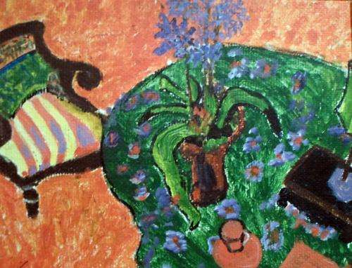 Methuli - Abstract Interior Scene - What a beauty!! Bid now!